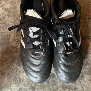 adidas Black and White Soccer Cleats